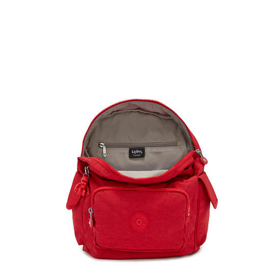 Kipling City Pack Small Rugzak Rood | BE 1509VR